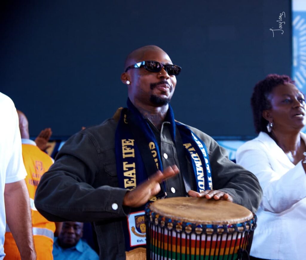 Excitement as Asake Makes Surprise Visit to Alma Mater, Students React